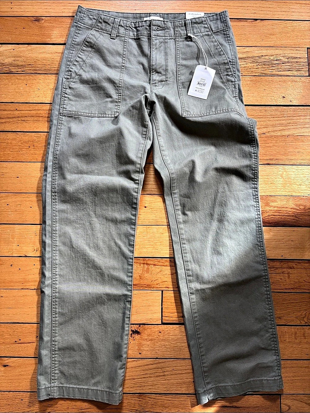 Free Assembly Men's Straight Fit Cotton Utility Pants Waist 32x32